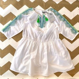 Girls embroidered dress